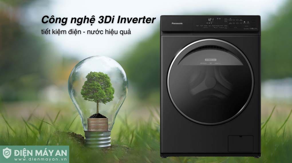 Máy giặt sấy Panasonic Inverter giặt 11.5 kg - sấy 7 kg NA-S157FW1BV